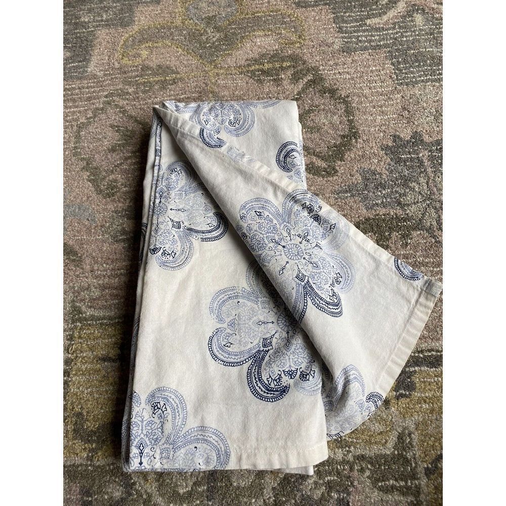 Threshold Paisley Flower Design Shower Curtain